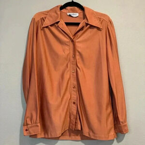 Ship’n Shore Hippie Boho Retro 60’s Groovy 100% Qiana Nylon 12